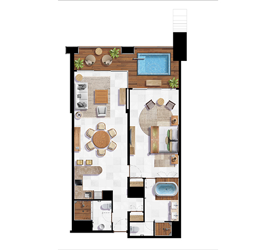 1 Bedroom Suite 1 Bedroom Suite