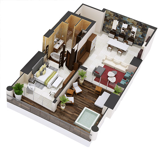 1 Bedroom Presidential Villa 1 Bedroom Presidential Villa