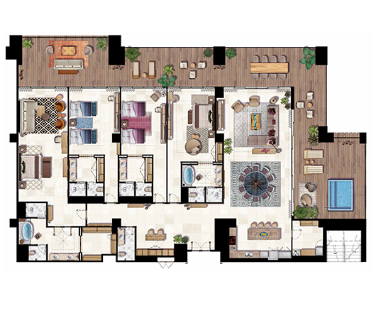 Four Bedroom Four Bedroom
